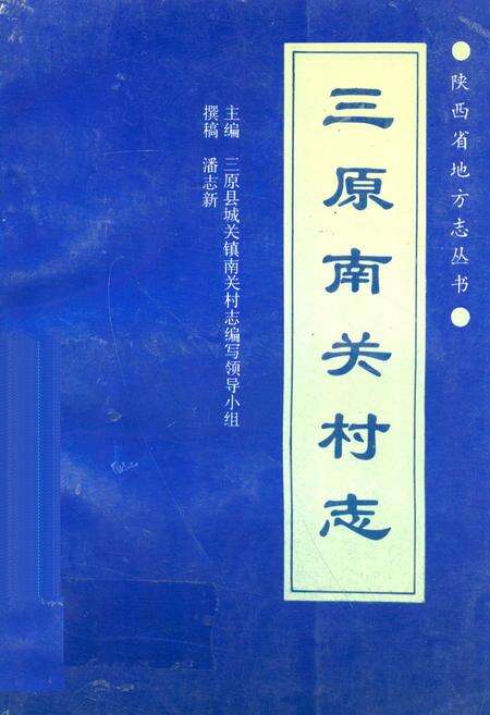 《三原南关村志》.pdf电子版_陕西省志缩略图