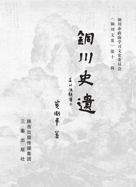 《铜川史遗》.pdf电子版_陕西省志预览图1