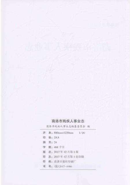 《商洛市残疾人事业志》.pdf电子版_陕西省志预览图2