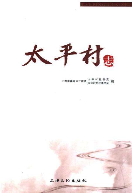 《太平村志》.pdf电子版_上海市志缩略图