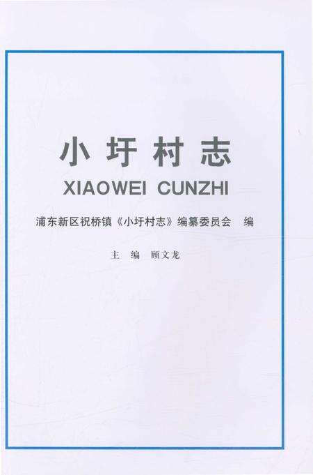 《小圩村志》.pdf电子版_上海市志预览图1