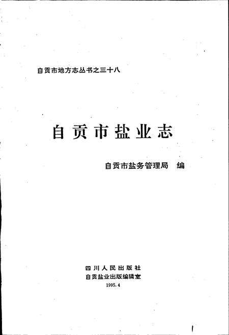 《自贡市盐业志》.pdf电子版_四川省志预览图1