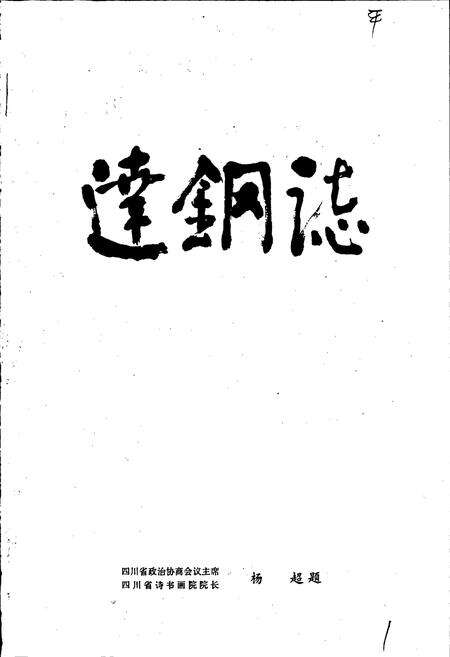 《达钢志》.pdf电子版_四川省志预览图1