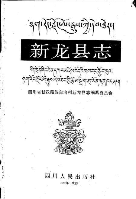 《新龙县志》.pdf电子版_四川省志预览图1