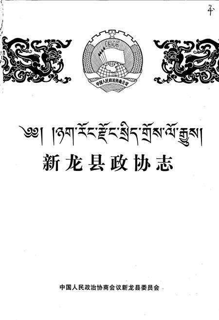 《新龙县政协志》.pdf电子版_四川省志预览图1