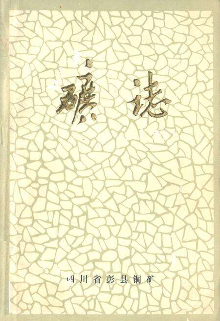 《彭县铜矿矿志》.pdf电子版_四川省志缩略图