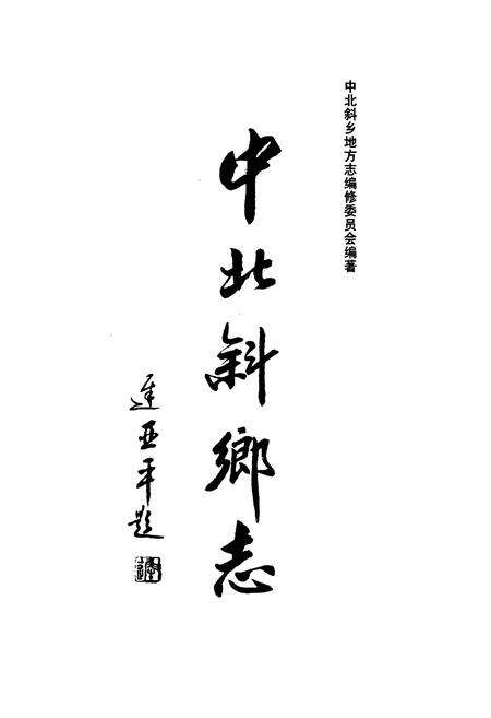 《中北斜乡志》.pdf电子版_天津市志预览图1