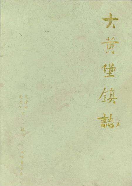 《大黄堡镇志》.pdf电子版_天津市志缩略图