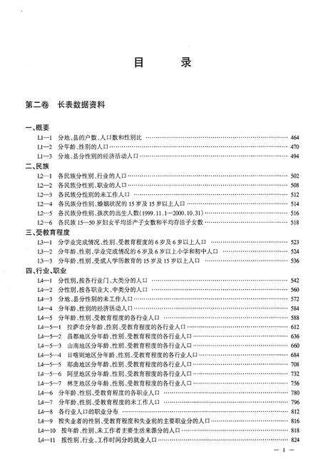《西藏自治区 2000年人口普查资料 第二册》.pdf电子版_西藏自治区志预览图2