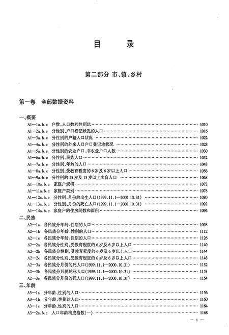 《西藏自治区2000年人口普查资料 第三册》.pdf电子版_西藏自治区志预览图2
