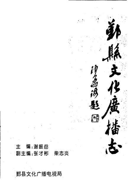 《鄞县文化广播志》.pdf电子版_浙江省志预览图1