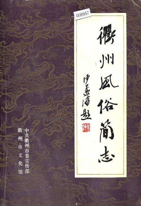 《衢州风俗简志》.pdf电子版_浙江省志缩略图
