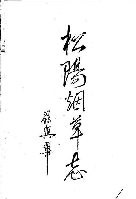 《松阳烟草志》.pdf电子版_浙江省志预览图1