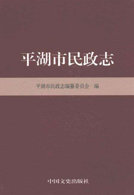 《平湖市民政志》.pdf电子版_浙江省志缩略图