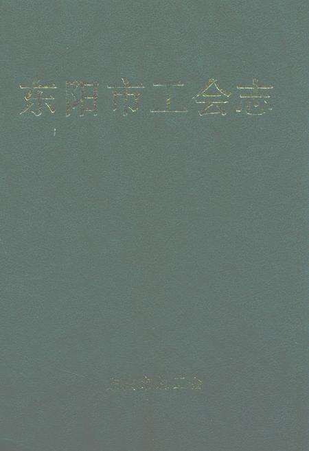 《东阳市工会志》.pdf电子版_浙江省志缩略图