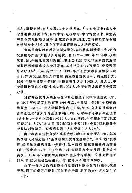 《浙江商业教育志(1973-1995)》.pdf电子版_浙江省志预览图4