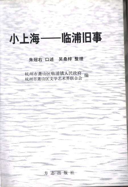《小上海-临浦旧事》.pdf电子版_浙江省志预览图3