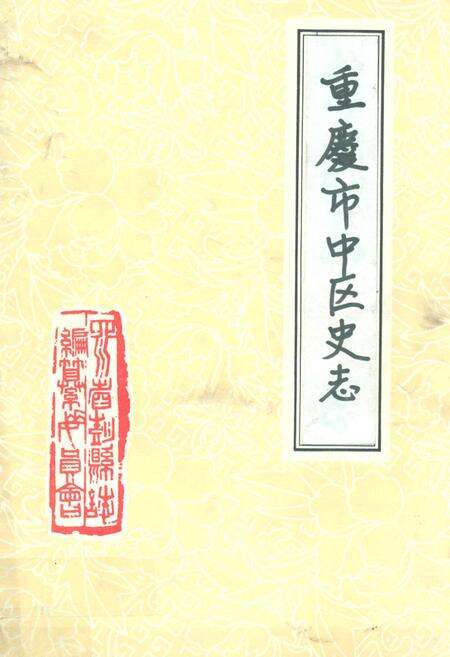 《重庆市中区史志》.pdf电子版_重庆市志缩略图