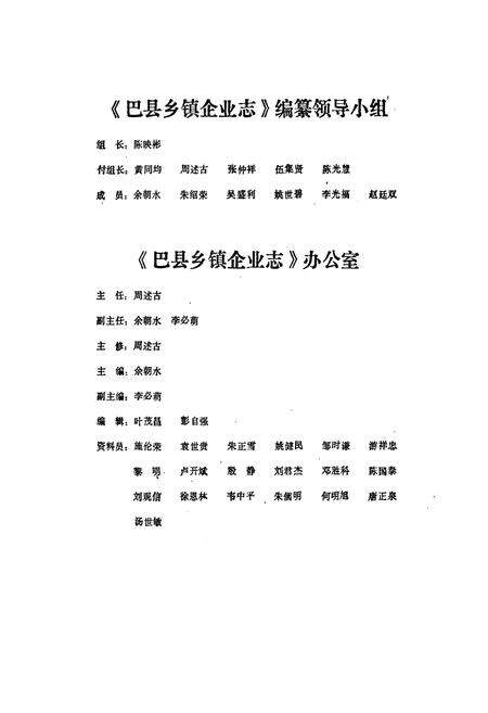 《巴县乡镇企业志》.pdf电子版_重庆市志预览图1