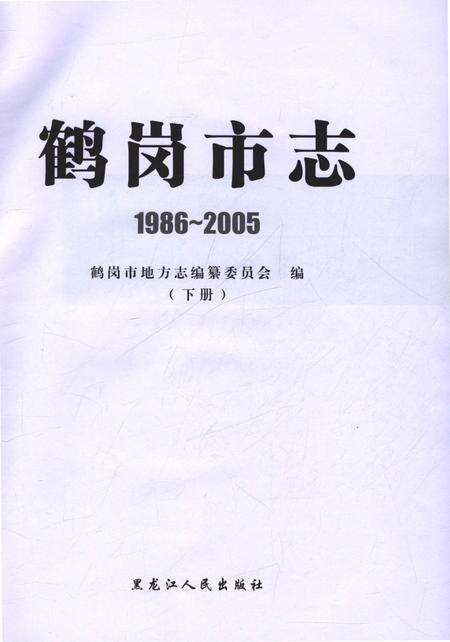《鹤岗市志1986-2005下册》.pdf电子版_黑龙江省志预览图1