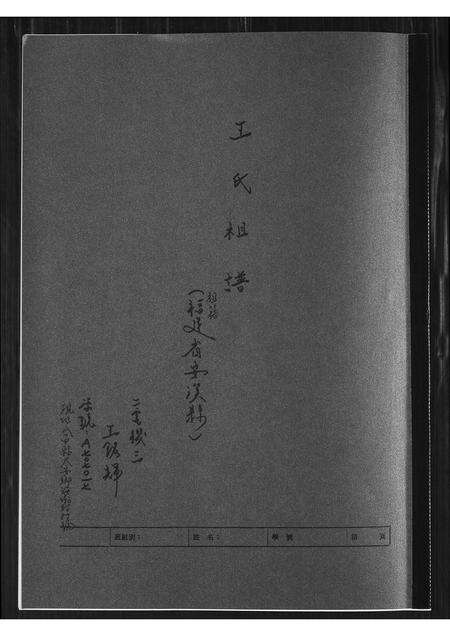 福建王氏族谱-王氏祖谱.pdf电子版缩略图