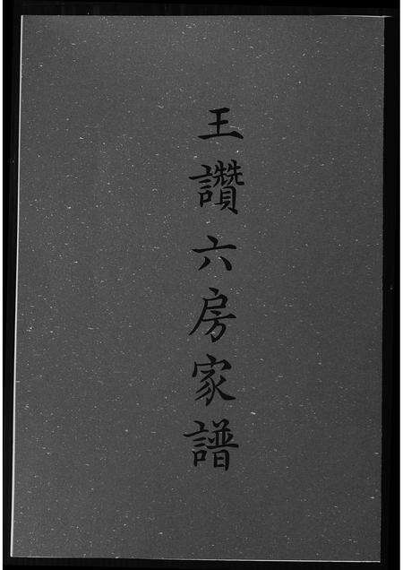 福建王氏族谱-王赞六房家谱.pdf电子版缩略图