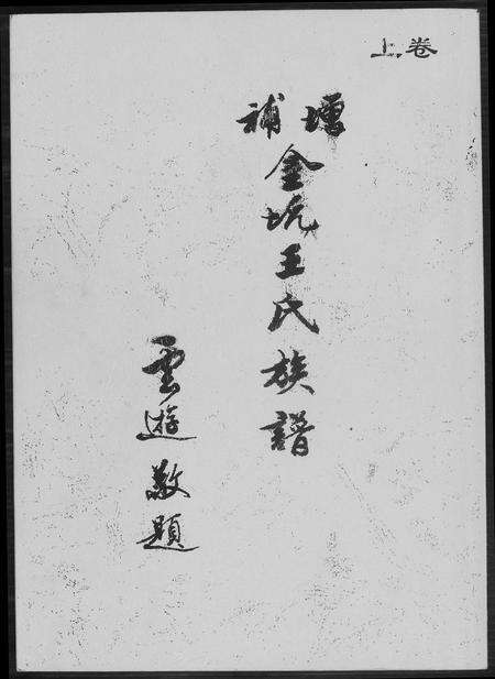 福建王氏族谱-金坑王氏族谱[2卷].pdf电子版缩略图