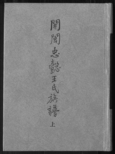 福建王氏族谱-开闽忠懿王氏族谱.pdf电子版缩略图