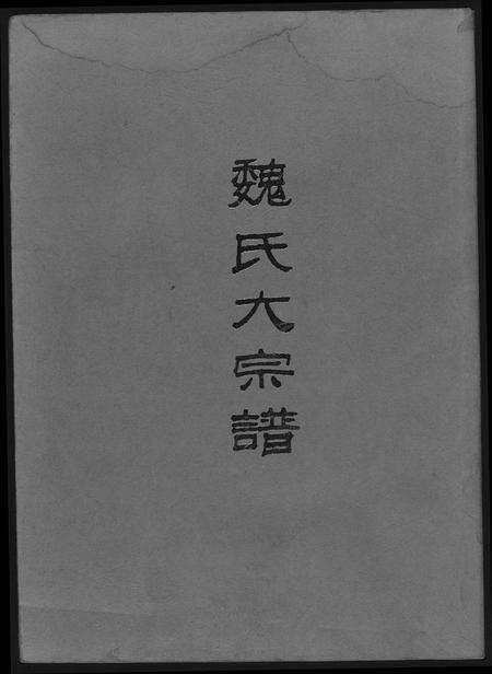 福建魏氏族谱-魏氏大宗谱.pdf电子版缩略图
