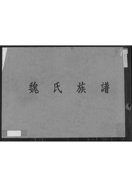 福建魏氏族谱-魏氏族谱 [不分卷].pdf电子版缩略图