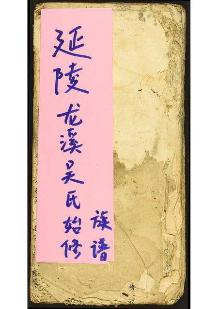 福建吴氏族谱-延陵龙溪吴氏始修族谱.pdf电子版缩略图