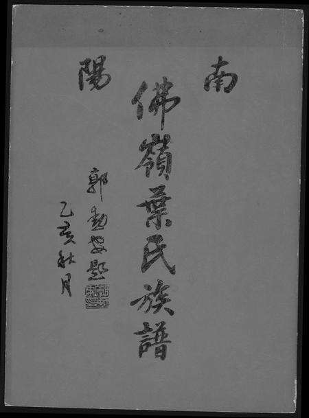 福建叶氏族谱-南阳佛岭叶氏族谱.pdf电子版缩略图