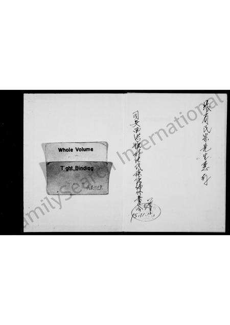 福建张氏族谱-同安西洪塘村儒林张氏族谱.pdf电子版缩略图