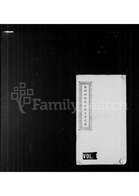 福建何氏族谱-龙田何氏台石派五房家谱.pdf电子版缩略图