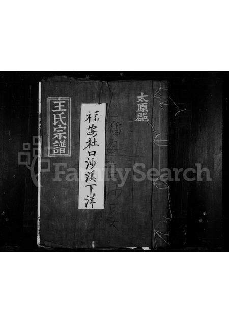 福建王氏族谱-王氏宗谱.pdf电子版缩略图