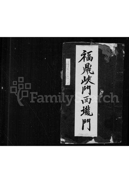 福建王氏族谱-褔鼎前岐西宅王氏族谱.pdf电子版缩略图