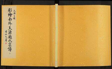 福建赵氏族谱-天潢玉碟彩绘南外天源赵氏宗谱 [12册含10卷].pdf电子版缩略图