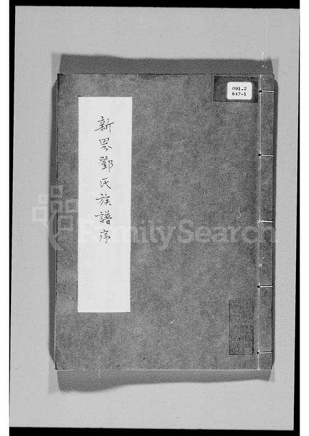 广东邓氏族谱-新界邓氏族谱序.pdf电子版缩略图