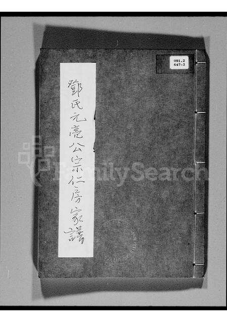 广东邓氏族谱-邓氏元亮公宗仁房家谱.pdf电子版缩略图