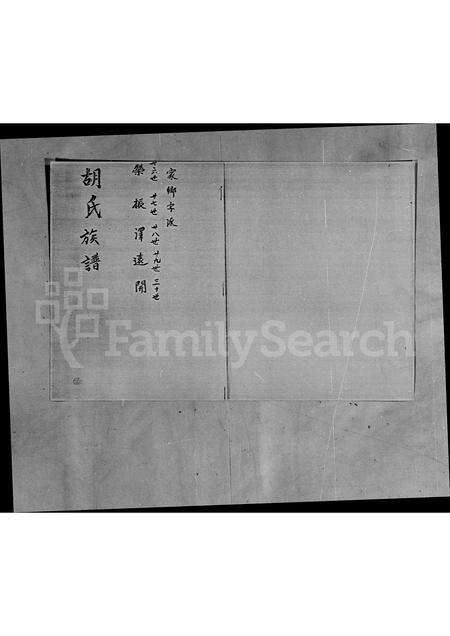 广东胡氏族谱-胡氏族谱.pdf电子版缩略图