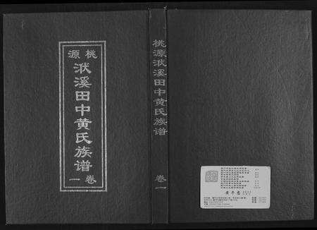 福建黄氏族谱-桃源洑溪田中黄氏族谱.pdf电子版缩略图