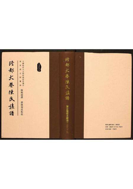 广东未知族谱-隆都大巷陈氏族谱.pdf电子版缩略图