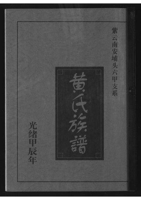 福建黄氏族谱-紫云南安埔头黄氏族谱.pdf电子版缩略图