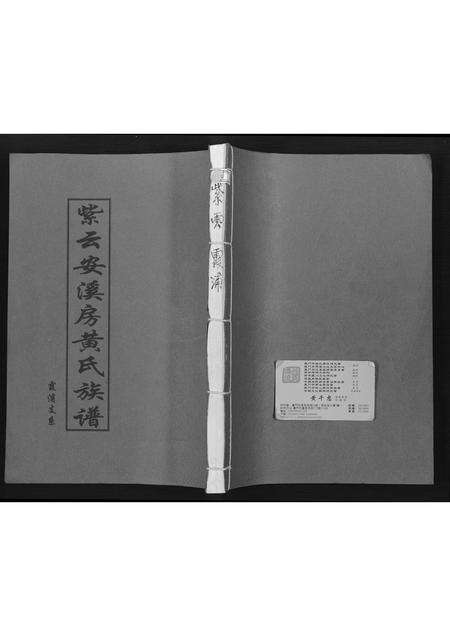 福建黄氏族谱-紫云安溪房黄氏族谱.pdf电子版缩略图