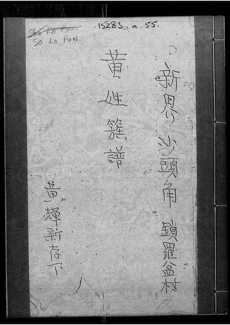 广东黄氏族谱-黄姓族谱 _ 新界沙头角锁罗盆村.pdf电子版缩略图