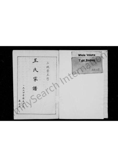 河南王氏族谱-王氏家谱 _ 三槐堂, 王沟 [8卷].pdf电子版缩略图