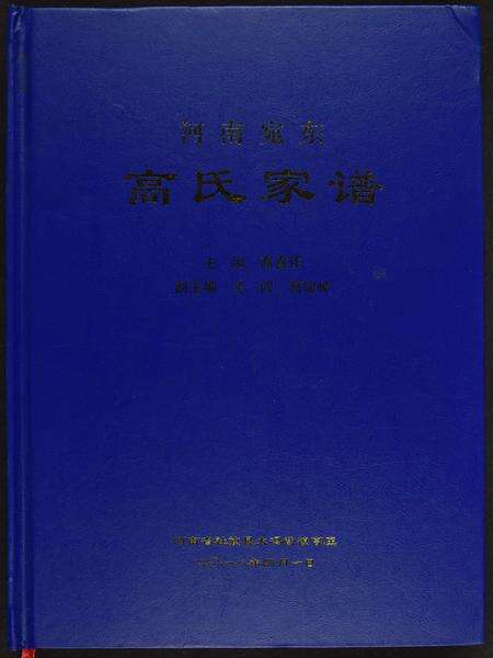 河南高氏族谱-高氏家谱.pdf电子版缩略图