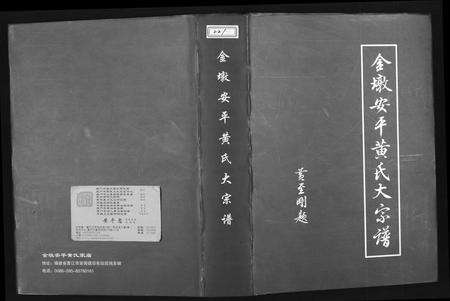 福建黄氏族谱-金墩安平黄氏大宗谱.pdf电子版缩略图