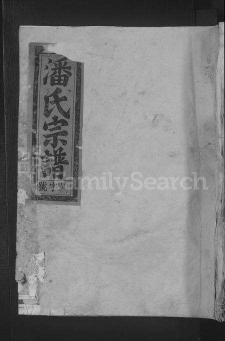 江西、福建潘氏族谱-潘氏族谱.pdf电子版缩略图