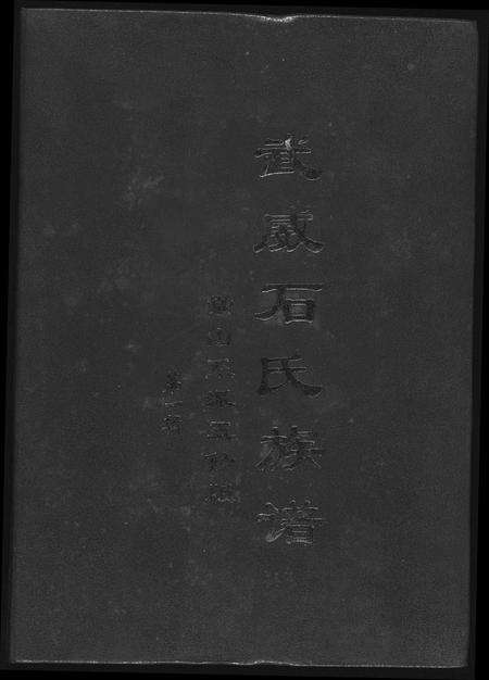 广东石氏族谱-武威石氏族谱崇山系派五修版.pdf电子版缩略图